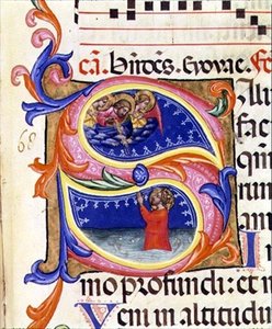 P 68 V Historisierte Initiale 