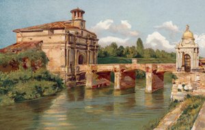 Padua: Porta Venezia und Brücke über den Bacchiglione