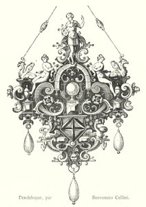 Anhänger, von Benvenuto Cellini von Italian School