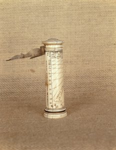 Tragbare Säulensonnenuhr, signiert D. Stephanus, FF, 1587
