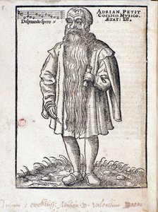 Porträt von Adrianus Petit Coclico (1500-1562), niederländischer Komponist der Renaissance