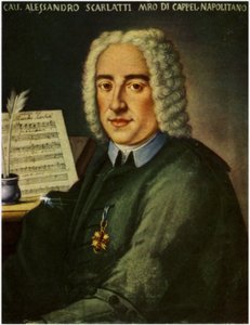Porträt von Alessandro Scarlatti von Italian School