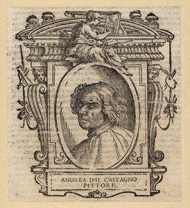 Porträt von Andrea dal Castagno, italienischer Maler aus Florenz, ca. 1419-1457