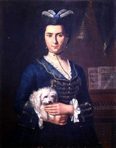 Porträt von Anna Paoli, ca. 1750 von Italian School