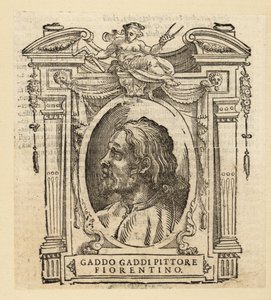 Porträt von Gaddo Gaddi von Italian School