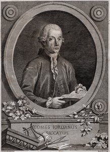 Porträt des Physikers, Mathematikers und Musiktheoretikers Giordano (Jordan) Riccati (1709-1790) von Italian School