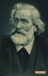 Porträt von Giuseppe Verdi von Italian School