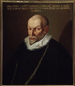 Porträt des flämischen Komponisten Roland de Lassus (1532-1594)