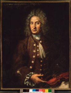 Porträt des italienischen Komponisten Giuseppe Torelli (1658-1709)