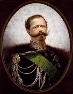 Porträt des Königs von Italien Vittorio Emanuele II von Italian School