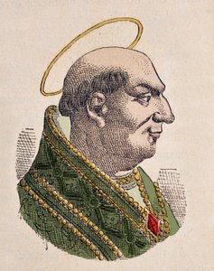 Porträt von Papst Agapetus I von Italian School