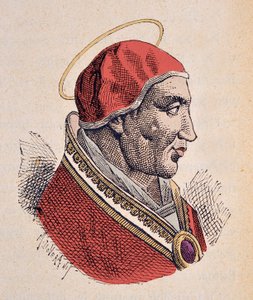 Porträt von Papst Anastasius II. (496-498) von Italian School
