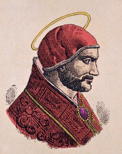 Porträt von Papst Anastasius I. (399-401) von Italian School