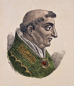 Porträt von Papst Benedikt IV (900-903) von Italian School