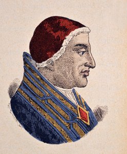 Porträt von Papst Benedikt XII. (1334-1342) von Italian School