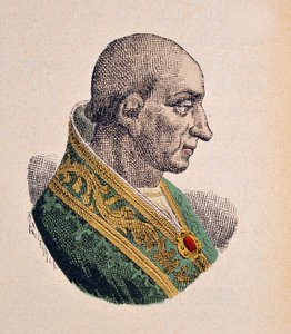 Porträt von Papst Benedikt XI. (1303-1304) von Italian School