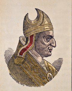 Porträt von Papst Bonifatius IV. (608-615) von Italian School