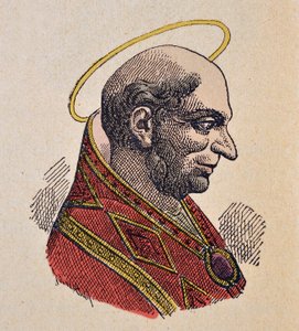 Porträt von Papst Bonifatius I. (419-422) von Italian School