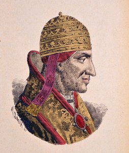 Porträt von Papst Bonifatius VIII. (1294-1303)