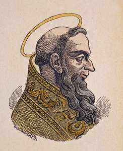 Porträt von Papst Coelestin I. (422-432) von Italian School