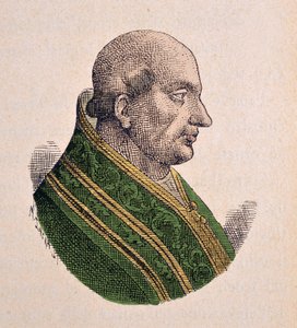 Porträt von Papst Clemens III. (1187-1191)