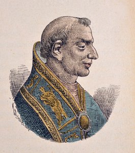 Porträt von Papst Donus (676-678) von Italian School