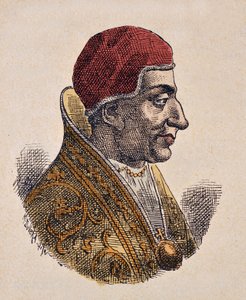 Porträt von Papst Stephan IV (816-817) von Italian School
