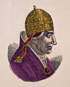 Porträt von Papst Stephan IX (1057-1058) von Italian School