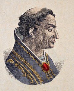 Porträt von Papst Eugen II. (824-827) von Italian School
