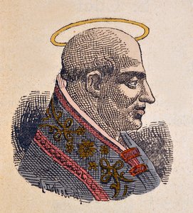 Porträt von Papst Fabian (236-250) von Italian School