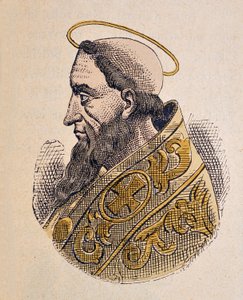 Porträt von Papst Gelasius I von Italian School