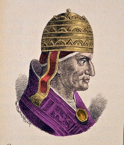 Porträt von Papst Gregor IX (1227-1241)