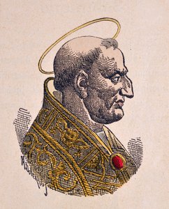 Porträt von Papst Gregor I der Große von Italian School