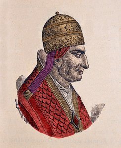 Porträt von Papst Gregor VI (1045-1046)