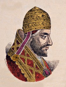 Porträt von Papst Gregor V (996-999)