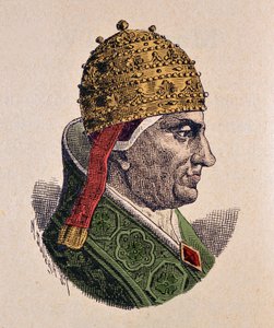 Porträt von Papst Honorius IV. (1285-1287)