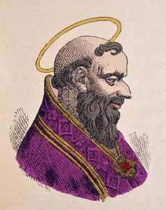 Porträt von Papst Innozenz I. (401-417) von Italian School