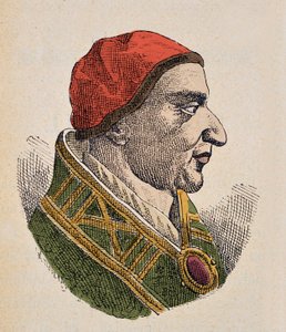 Porträt von Papst Johannes III. (561-574) von Italian School