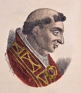 Porträt von Papst Johannes IX (898-900) von Italian School