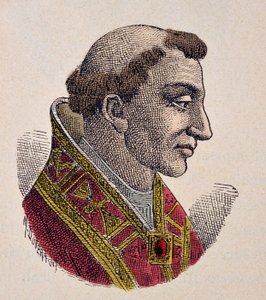 Porträt von Papst Johannes VIII. (872-882) von Italian School