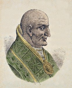 Porträt von Papst Johannes VII (705-707) von Italian School