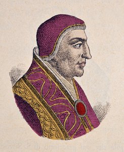 Porträt von Papst Johannes XVIII (1003-1009) von Italian School