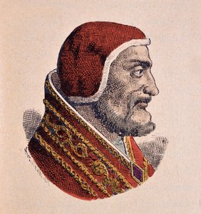 Porträt von Papst Johannes XXI (1276-1277) von Italian School