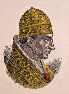 Porträt von Papst Johannes X. (914-928) von Italian School
