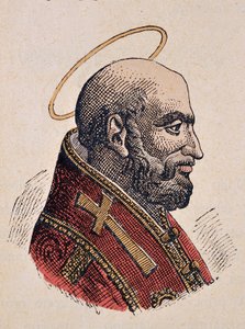 Porträt von Papst Julius I. (337-352) von Italian School