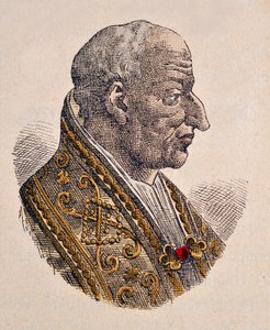 Porträt von Papst Leo III. (795-816) von Italian School