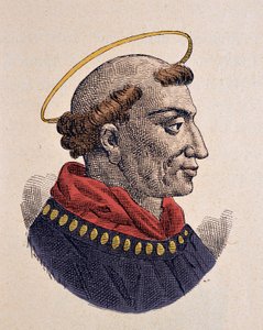 Porträt von Papst Leo IV. (847-855) von Italian School