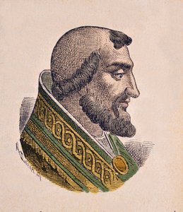 Porträt von Papst Leo IX (1049-1054)