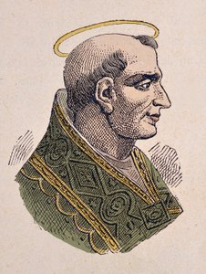 Porträt von Papst Leo I. der Große (440-461) von Italian School