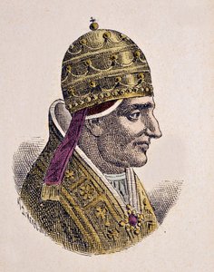 Porträt von Papst Leo VII (936-939) von Italian School